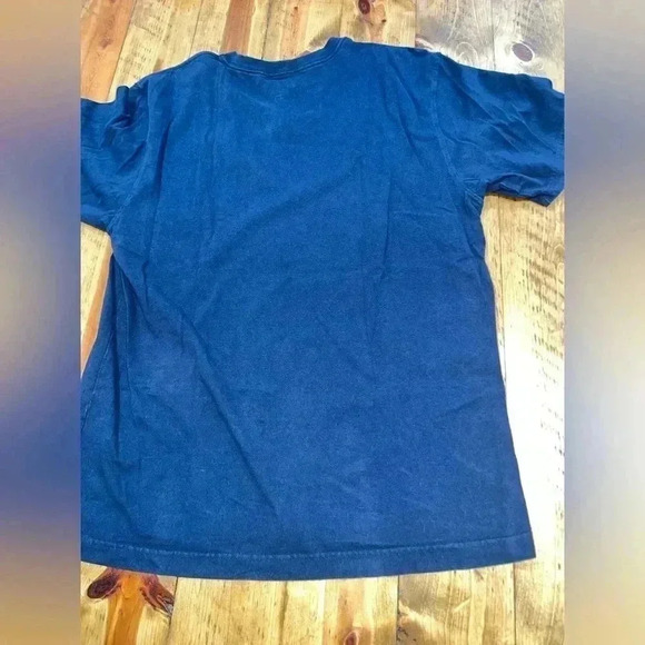 Carhartt pocket Logo heavyweight tee t-shirt navy blue - Picture 4 of 4